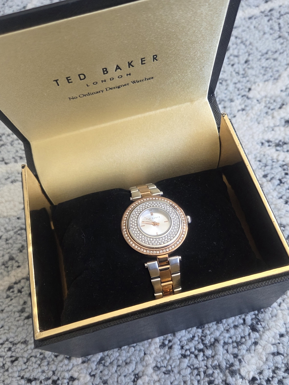 Ted Baker Ladies Two Tone Stainless Steel Watch